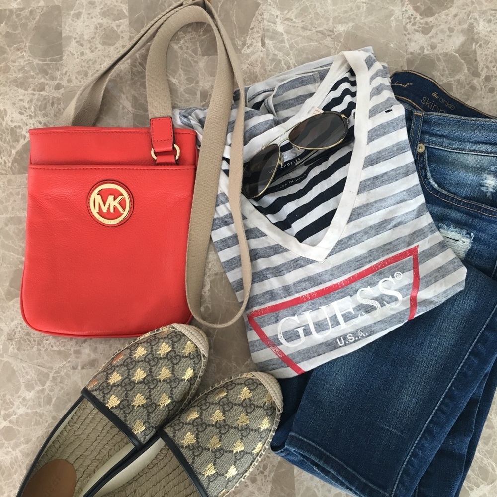 Michael Kors Fulton Crossbody in Mandarin